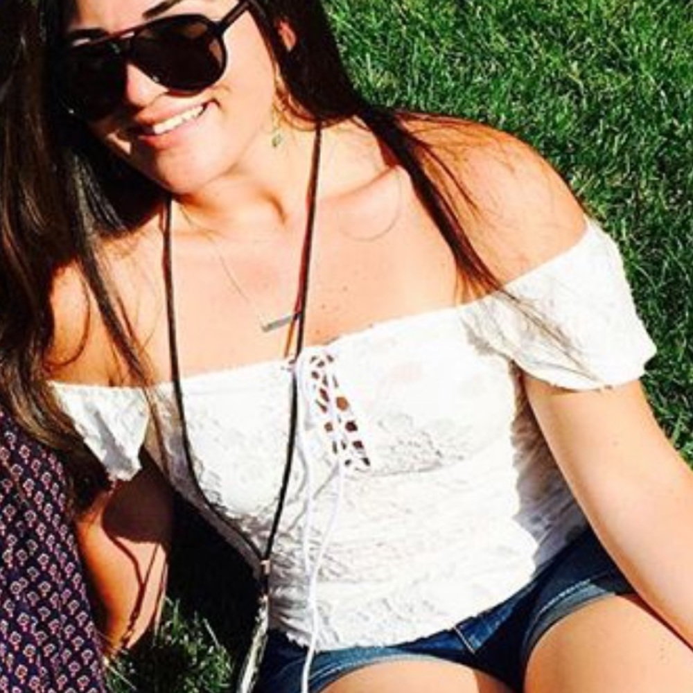 FREE PEOPLE lacey top, worn once